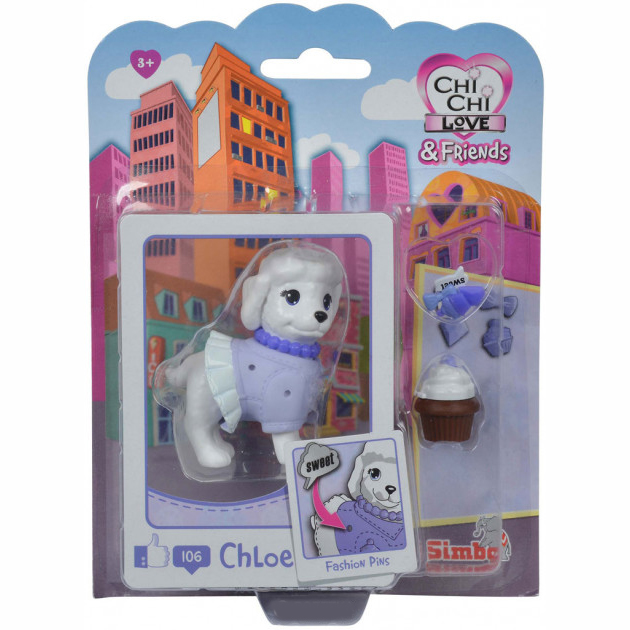 Коллекционная собачка Хлои из серии Chi Chi Love & Friends, 7 см.  